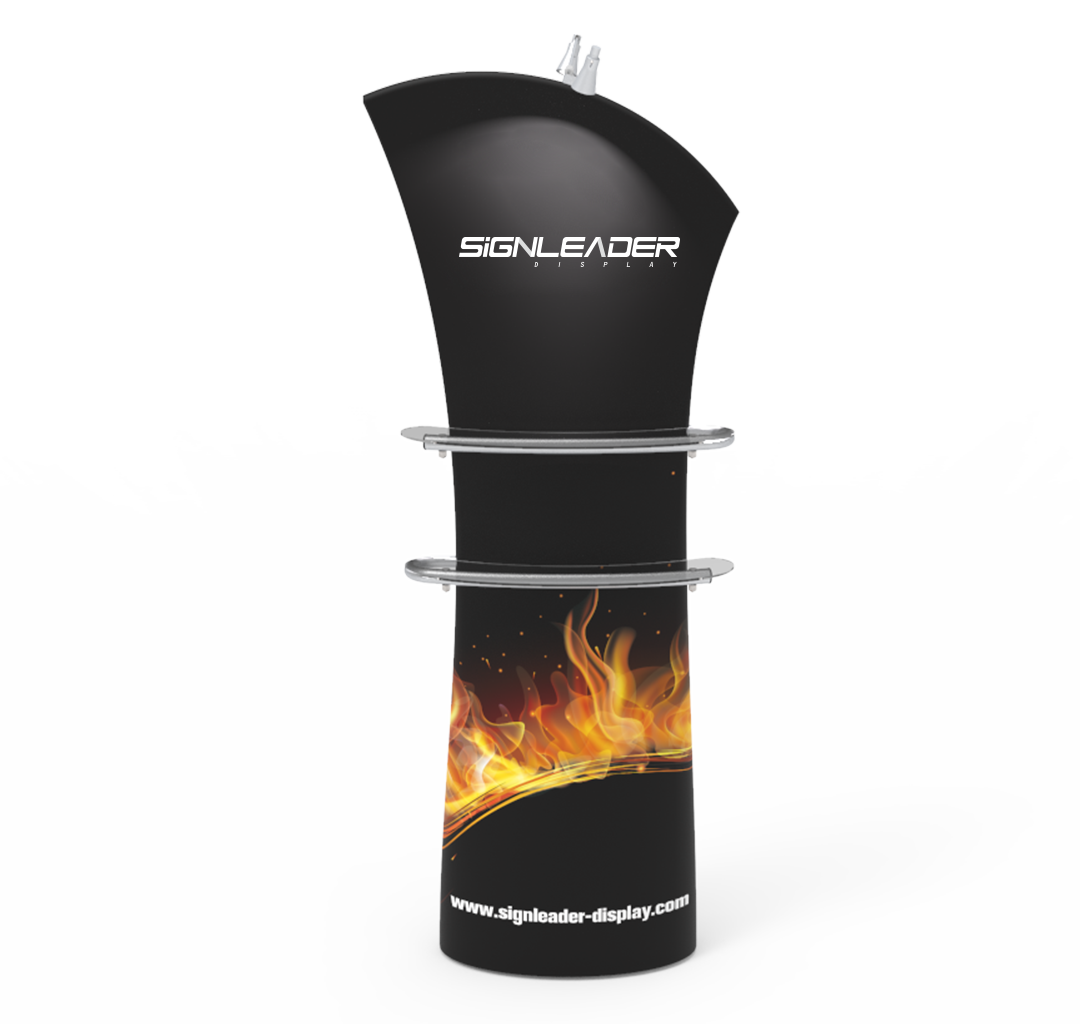 Angled Top Tension Fabric Banner Stand